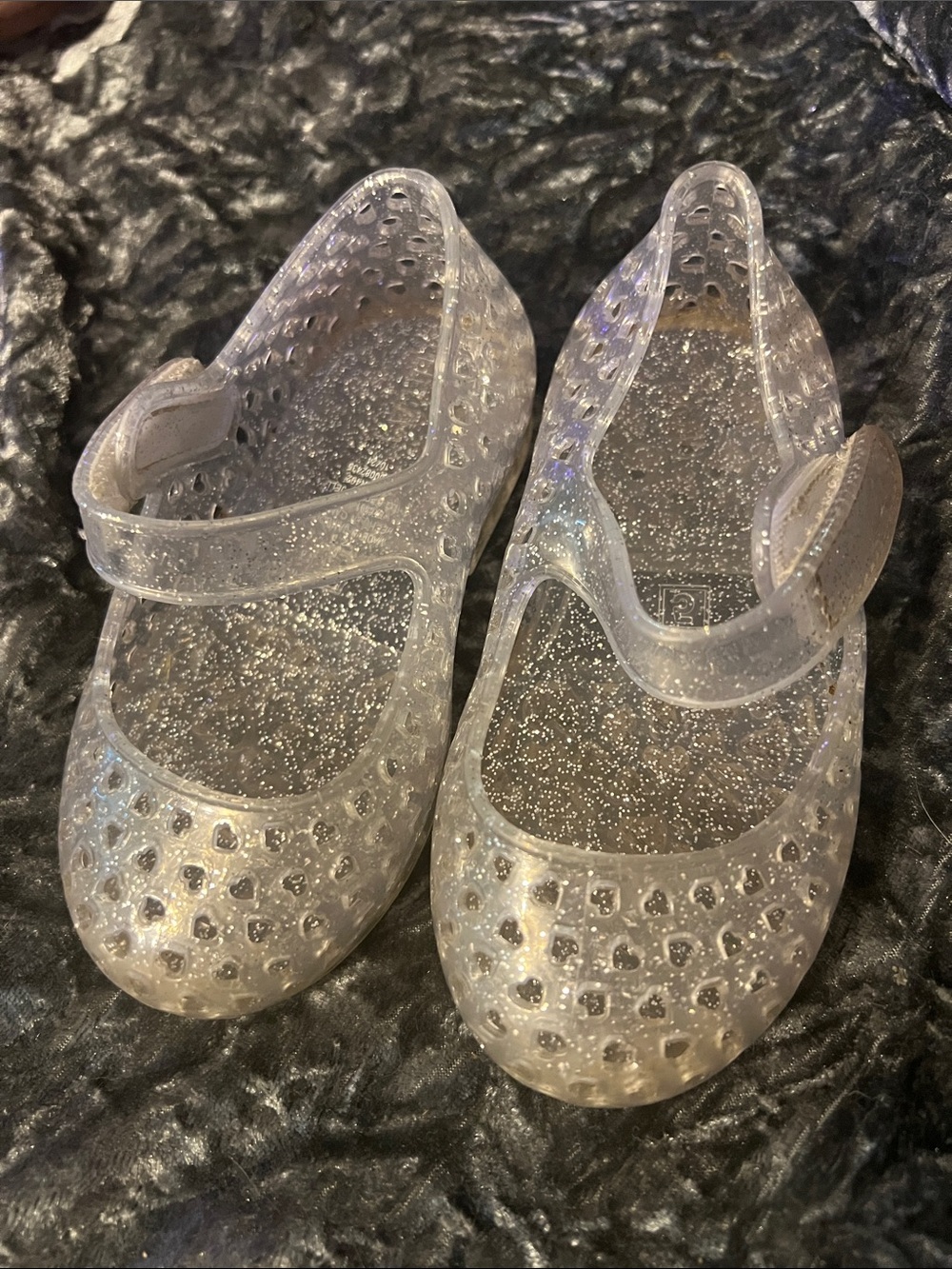 Toddler Girls Glitter Jelly Shoes